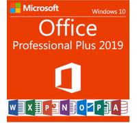 Microsoft Office 2019 Professionnel Plus 32/64 bit Clé d'activation Originale - 1 PC Volume - Rapide - Version téléchargeable