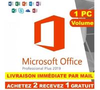 Microsoft Office 2019 Professionnel Plus 32-64 bit Clé d'activation Originale