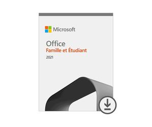 Microsoft Office 2021 Famille et Étudiant - Suite Complète Française - 1 Licence - Windows & macOS - Référence 79G-05400 - Word, Excel, PowerPoint