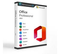 Microsoft Office 2021 pour Mac, contient : Word, Excel, PowerPoint et Outlook - Licence valable à vie