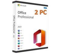 Microsoft Office 2021 Professionnel Plus (Professional Plus) 2 PC - Clé licence à télécharger - Rapide Mail & Messagerie Cdiscount