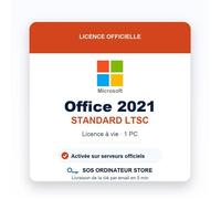 Microsoft Office 2021 Standard LTSC - Licence à vie 1 PC