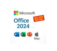 Microsoft Office 2024 pour Mac - MAJ 2025 INCLUSE - Version Complète à Vie !