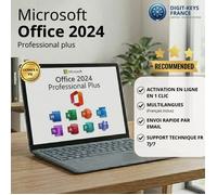 Microsoft Office 2024 Pro Plus - Activation Immédiate et Garantie à Vie