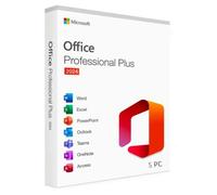 Microsoft Office 2024 Pro Plus Licence 5 PC numérique à vie Envoie par mail