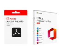 Microsoft Office 2024 Professional Plus & Adobe Acrobat Pro 2020 - Accès à vie sur un appareil