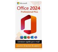 Microsoft Office 2024 Professional Plus - Cle - 1 PC ACTIVATION À VIE EMAIL LIVRAISION EXTRA-RAPIDE (20s) (à Télécharger)