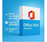 Microsoft Office 2024 Standard - Licence PC 1 Utilisateur - Word, Excel, PowerPoint, Outlook, OneNote