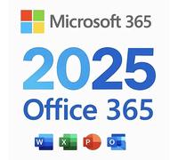 Microsoft Office 365 Avec Copilot Ia - Jusqu'À 5 Postes - Version 2025