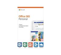 Microsoft Office 365 Personal - Version Boîte (1 An) - 1 Personne - Sans Support, P4 - Win, Mac, Android, Ios - Français - France)
