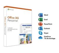 Microsoft Office 365 Personnel - 1 utilisateur - PC ou Mac - 1 an