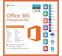 Microsoft Office 365 (valide 3 mois) pour PC / Mac / Android / iOS - A télécharger