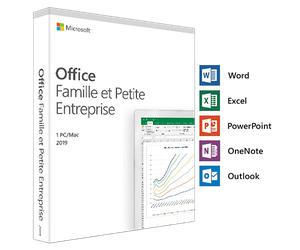 Microsoft Office famille et petite entreprise 2019 | 1 Poste | PC | Code d'activation