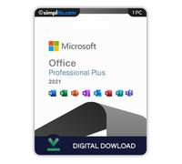 Microsoft Office Pro Plus 2021 (Windows) - Activation Perpétuelle - À télécharger - 1 PC - Non compatible Mac