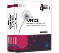 Microsoft Office Versions 2019 et Office 365 Coffret 4 Volumes : Word, Excel, Powerpoint et Outlook - Collectif - Eni Editions - Coffret - Manuel