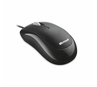 Microsoft P58-00059 - Basic Optical Mouse - Souris filaire USB avec capteur optique pour PC, ordinateurs portables, compatible Windows, macOS, Chrome OS - Noir