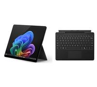 Microsoft - Pack Surface Pro, Copilot+ PC (Ecran Tactile OLED 13”, Snapdragon X Elite, 16Go RAM, SSD 256Go - Noir) + Clavier Surface Pro AZERTY - Noir