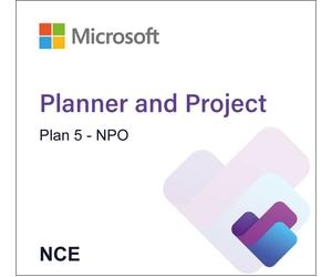 Microsoft Planner and Project Plan 5 - NPO (NCE)