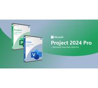 Microsoft Project 2024 Pro plus Microsoft Visio Pack 2024 Pro Bundle (PC)