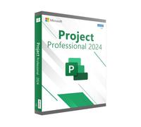 Microsoft Project 2024 Professionnel (bind) - Licence à télécharger - Livraison rapide 7/7j