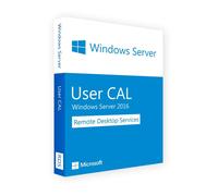 Microsoft Remote Desktop Services 2016 User CAL Licence d’accès utilisateur permettant à un collaborateur de se connecter aux services Remote Desktop