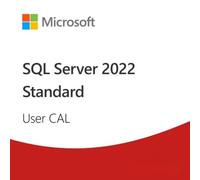 Microsoft SQL Server 2022 User CAL Licence d'accès Microsoft 2022 USER permettant à un utilisateur désigné nommément d'accéder aux instances SQL