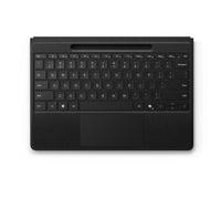 Microsoft Clavier Surface Pro Flex – Pavé tactile haptique, Alcantara, Rétroéclairé, AZERTY Noir