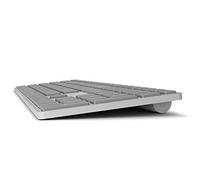 Microsoft - Surface Keyboard - Clavier sans fil Bluetooth compatible Windows et macOS (Clavier AZERTY français) - Gris (WS2-00004)