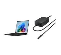 Microsoft Surface Laptop | Copilot+ PC | Ecran Tactile 13.8” | Snapdragon® X Elite | 16Go RAM | SSD 1To | Noir + Chargeur Surface Connect 65 W - Starter Pack