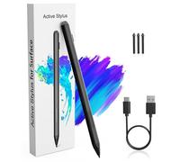 Microsoft Surface Pen, Stylet Surface pour Surface Pro 11/10/9/X/8/7/6/5/4/3, Surface Go 4/3/2/1, Surface Laptop/Studio/Book 4/3/2/1 Stylet avec rejet de la Paume, Sensibilité à la Pression 4096