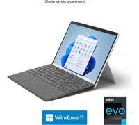 Microsoft Surface Pro 8 - 13" Core i5 I5-1135G7 8 Go RAM 256 Go SSD Argent