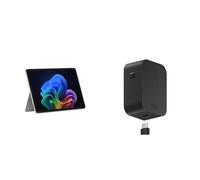 Microsoft Surface Pro | Copilot+ PC | Ecran Tactile LCD 12” | Snapdragon® X Plus | 16Go RAM | Stockage 256Go | Platine + Chargeur USB-C 45 W - Starter Pack