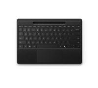 Microsoft Clavier Surface Pro Flex – Pavé tactile haptique, Alcantara, Rétroéclairé, AZERTY Noir