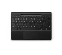 Microsoft Clavier Surface Pro Flex – Pavé tactile haptique, Alcantara, Rétroéclairé, AZERTY Noir