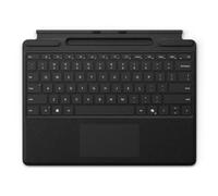 Microsoft Surface Pro Keyboard - Tastatur - mit Trackpad, Beschleunigungsmesser, Surface Slim Pen 2 Ablage- und Ladeschale - QWERTZ - Deutsch/?sterreichisch - Schwarz - f?r Surface Pro 10, Pro 11, Pr
