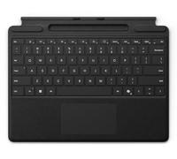 Microsoft Surface Pro Keyboard - Tastatur - Mit Trackpad, Beschleunigungsmesser, Surface Slim Pen 2 AblagE- Und Ladeschale - Qwerty - Spanisch - Schw