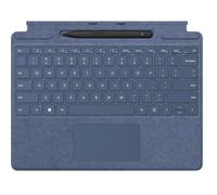 Microsoft Surface Pro Signature Clavier avec Slim Pen (pour Surface Pro 8, 9, X) (QWERTY Nordique) Saphir