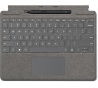 Microsoft Surface Pro Signature Keyboard w/ Slim Pen 2 QWERTY Microsoft Cover port Platino (PRO 8/9 SIGNATURE COPILOT TYPE - COVER W/ SLIM PEN 2 BUNDLE PLATI) - Versione UK