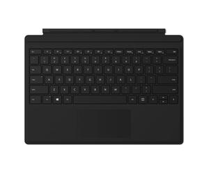 Microsoft Surface Pro Signature Type Cover Anglais britannique Microsoft Cover port Noir
