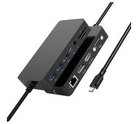 Microsoft Surface Thunderbolt 4 Dock (4K DP+HDMI+VGA) Triple Displays, 12 in 1 Station d’Accueil sur-Face pour Microsoft Surface Pro 12/11/10/9/8/X/7+/7, Laptop 7/6/5/4/3, Laptop Studio