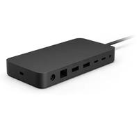Microsoft Station d'accueil Surface Thunderbolt 4 – 3x Thunderbolt, 1GbE/2.5GbE, 165W – Noir