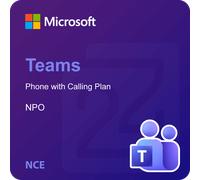 Microsoft Teams Phone with Calling Plan (country zone 1 - US) - NPO (NCE)