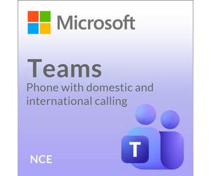Microsoft Teams Phone with domestic and international calling (NCE)