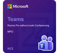 Microsoft Teams Rooms Pro without Audio Conferencing - NPO (NCE)