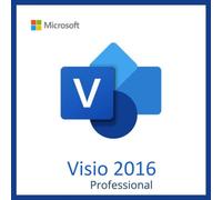 Microsoft Visio 2016 Professional Logiciel de création de diagrammes et visualisations d'entreprise, idéal pour représenter des processus, des flux de