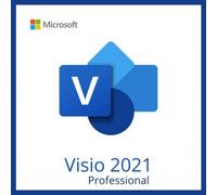 Microsoft Visio 2021 Professional Logiciel de création de diagrammes conçu pour visualiser les processus, les flux de travail et les infrastructures