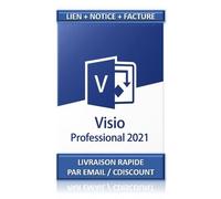 Microsoft Visio 2021 Professionnel - 1 PC - Clé licence à télécharger