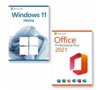 Microsoft Windows 11 Home + Microsoft Office 2021 Professional