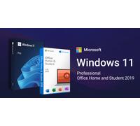 Microsoft Windows 11 Pro and Office Home and Student 2019 Bundle