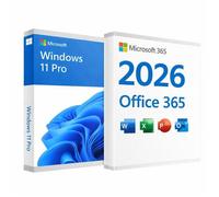 Microsoft Windows 11 Pro + Office 365 2026 - Licence perpétuelle PC activation - Livraison par e-mail
